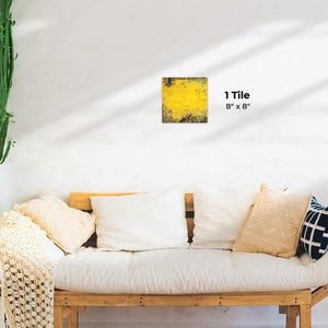 Yellow Grunge Preview - 8in x 8in