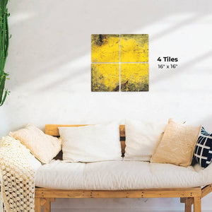 Yellow Grunge Preview - 16in x 16in