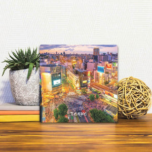 A Slidetile of the Tokyo Nights sitting on a table.