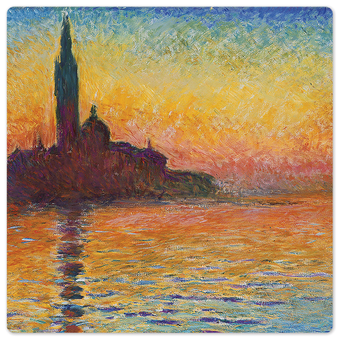 Slidetiles Metal Prints | San Giorgio Maggiore at Dusk Wall Art