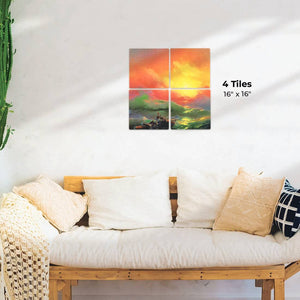 The Sun and the Sea Preview - 16in x 16in