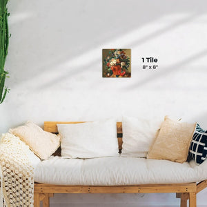 Vase of Flowers by Huysum Preview - 8in x 8in