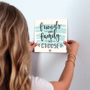 Friends and family we choose Slidetile on wall in office.