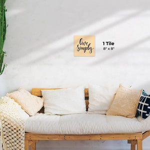 Live simply Preview - 8in x 8in