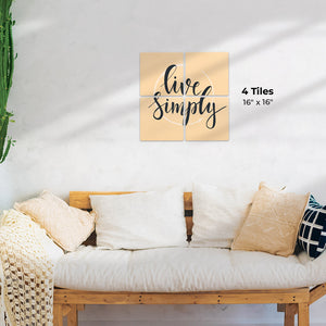 Live simply Preview - 16in x 16in