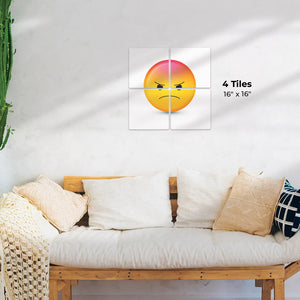 Angry Emoji Preview - 16in x 16in