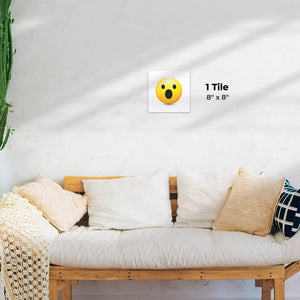 Shocked Emoji Preview - 8in x 8in