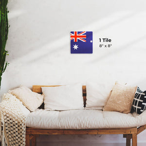 The Australian Flag Preview - 8in x 8in