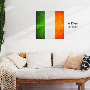 The Irish Grunge Flag Preview - 16in x 16in