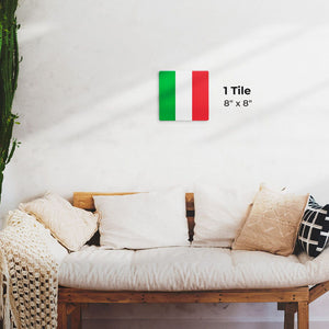 The Italian Flag Preview - 8in x 8in