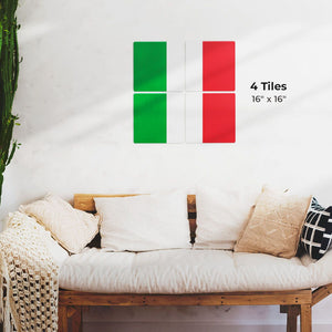 The Italian Flag Preview - 16in x 16in