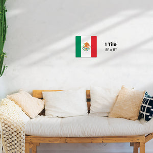 The Mexican Flag Preview - 8in x 8in