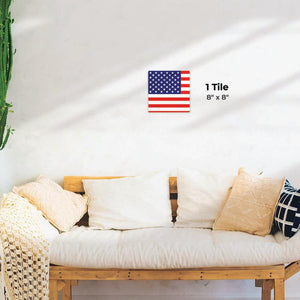 The American Flag Preview - 8in x 8in