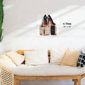 High Heeled Fashion Preview - 16in x 16in
