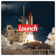 Time to Launch - 8in x 8in