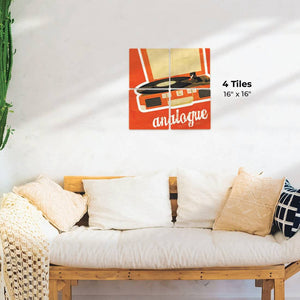 Analogue Record Player Preview - 16in x 16in