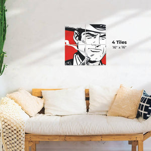 Cowboy Up Preview - 16in x 16in