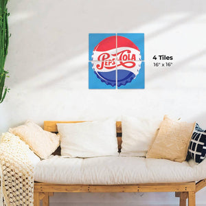 Vintage Pepsi Preview - 16in x 16in