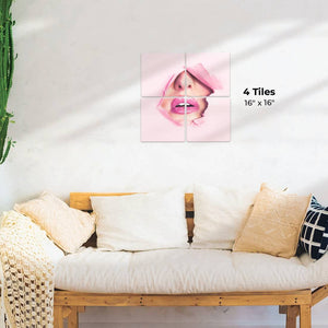 Pink on Pink Preview - 16in x 16in