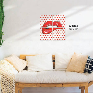 Red on Red Preview - 16in x 16in