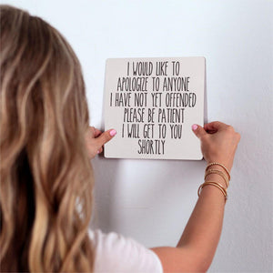 For anyone I have not offended... Slidetile on wall in office.