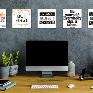 Model mounting Dream it. Believe it… Slidetile to the wall.