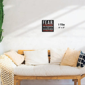 Fear has two meanings… Preview - 8in x 8in