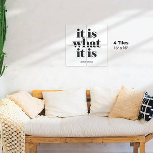 It Is What It Is Preview - 16in x 16in