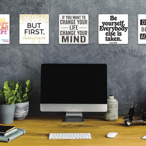 Model mounting Change Your Mind Slidetile to the wall.