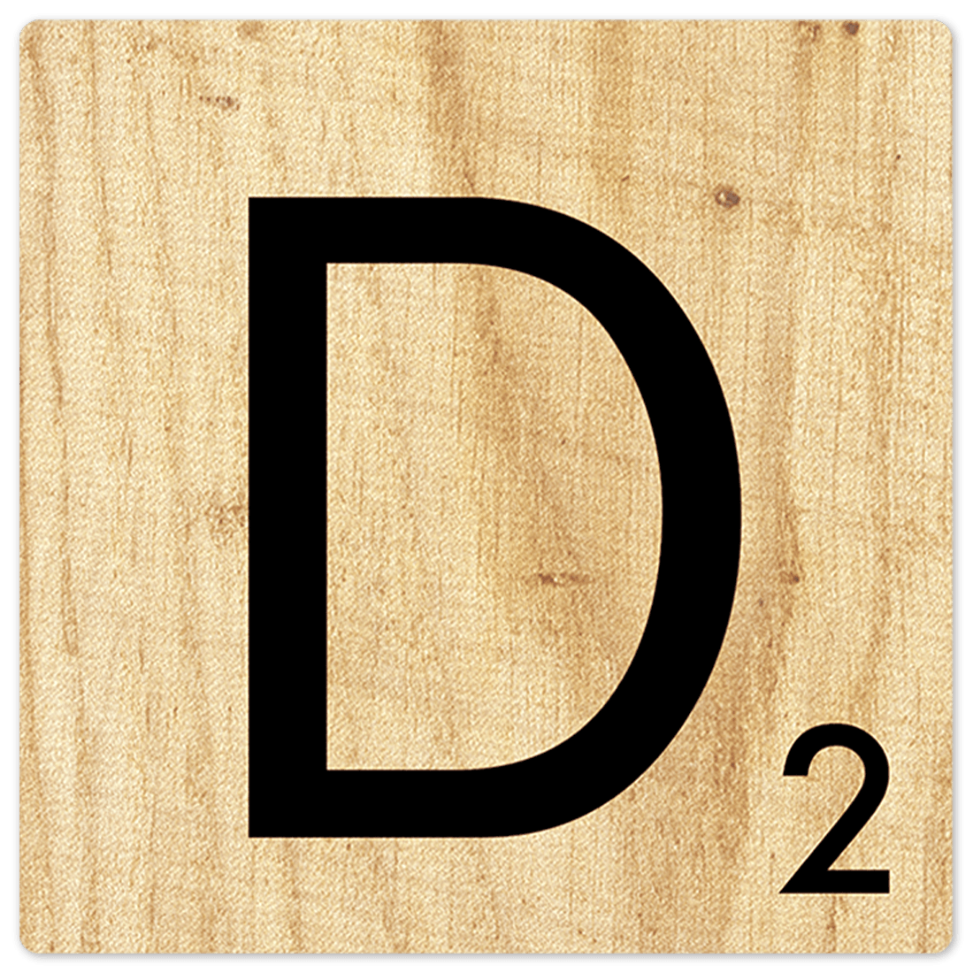 yellow letter d