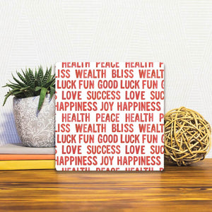 A Slidetile of the A Good Life sitting on a table.
