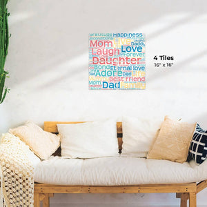 Love our Daughter Preview - 16in x 16in