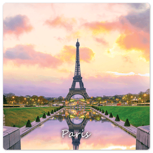 Eiffel Tower in Paris - 8in x 8in