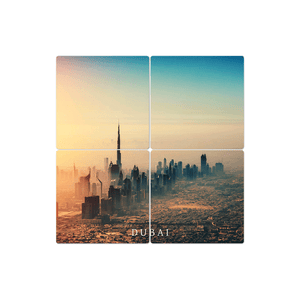 Dubai Skyline - 16in x 16in