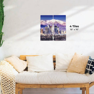 Los Angeles Skyline Preview - 16in x 16in