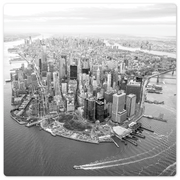 New York Black & White - 8in x 8in