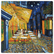 Café Terrace at Night by Van Gogh - 8in x 8in