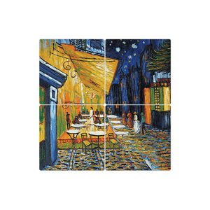 Café Terrace at Night by Van Gogh - 16in x 16in