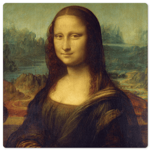 The Mona Lisa - 8in x 8in