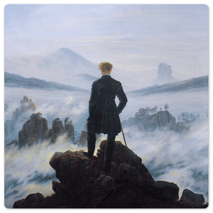 Wanderer Above the Sea of Fog - 8in x 8in