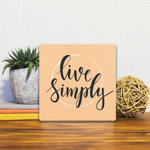 A Slidetile of the Live simply sitting on a table.