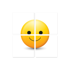 Happy Emoji - 16in x 16in