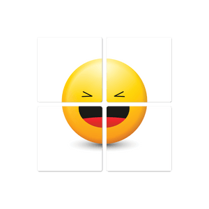 Laughing Emoji - 16in x 16in