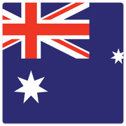 The Australian Flag - 8in x 8in