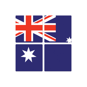 The Australian Flag - 16in x 16in