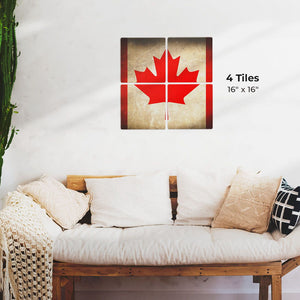 The Canada Grunge Flag Preview - 16in x 16in
