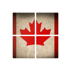The Canada Grunge Flag - 16in x 16in