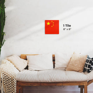 The Chinese Flag Preview - 8in x 8in