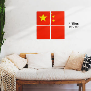The Chinese Flag Preview - 16in x 16in