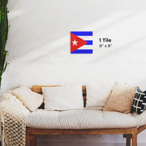 The Cuban Flag Preview - 8in x 8in